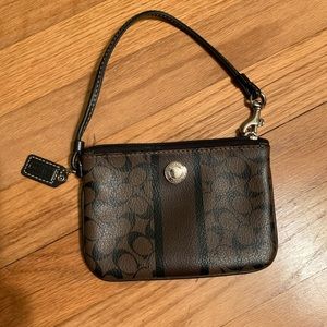 Coach mini wristlet